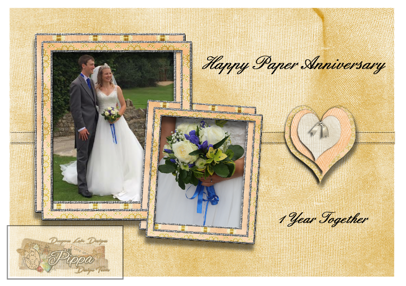 Richard and Rachel 1st Anniversary Card Topper (watermarked)